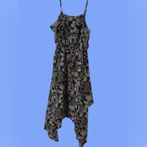 Butterfly print sun dress